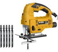 Scie sauteuse Laser LED 750W + 5 Lames BOIS 9 vitesses Guidage 45° VITO