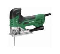 HIKOKI 51410266 - Sierra de calar eléctrica 800W LED velocidad automatica grosor máx acero 10mm madera 160mm cambio de la hoja sin llave conectable a aspirador y maletín CJ160VAZ Vert CJ160VAW1Z