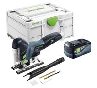 Scie sauteuse pendulaire sans fil Festool PSC 420 EB-Basic 18 V 120 mm Brushless + 1 batterie 5,0 Ah + Systainer - sans chargeur