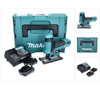 Scie sauteuse pendulaire sans fil Makita JV 102 DSAJ 12 V max. Brushless + 2 batteries 2,0 Ah + chargeur + Makpac