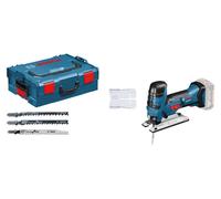 Scie sauteuse professionnelle sans fil Bosch GST 18 V-LI S, profondeur de coupe 120 mm, vitesse variable, mouvement pendulaire