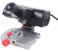 Scie sauteuse réglable avec moteur de 90 W, biseau de 0 à 45°, base en aluminium la découpe du métal, du verre, du fer et de laluminium