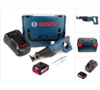 Scie sauteuse sans fil Bosch GSA 18 V-LI, 18V + 1 batterie 5,0Ah + chargeur + coffret L-Boxx