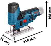Scie sauteuse sans fil Bosch GST 12V-70 / 1x batterie 2,0 Ah + chargeur