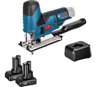 Scie sauteuse sans fil Bosch GST 12V-70 / 2x batterie 4,0 Ah + chargeur