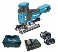 Scie Sauteuse Sans-fil Makita DJV181RTJ - 18V Li-on - 2 Batteries 5,0 Ah - MAKPAC - Brushless - Poignée En T - Variable