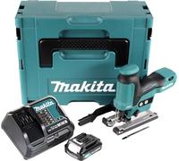 Scie sauteuse sans fil Makita JV 102 DSA1J 12 V max. 90 mm sans balais + 1 batterie 2,0 Ah + chargeur + Makpac