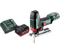 Scie sauteuse sans fil Metabo ST 18 L 90 18 V 90 mm + 1 batterie LiHD 5,5 Ah + chargeur