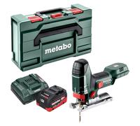 Scie sauteuse sans fil Metabo ST 18 L 90 18 V 90 mm + 1 batterie LiHD 5,5 Ah + chargeur + Metabox