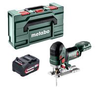Scie sauteuse sans fil Metabo STA 18 LTX 150 BL 18 V 150 mm Brushless + 1 batterie 4,0 Ah + Metabox - sans chargeur