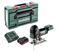 Scie sauteuse sans fil Metabo STA 18 LTX 150 BL 18 V 150 mm sans balais + 1 batterie LiHD 4,0 Ah + chargeur + Metabox