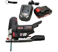 Scie sauteuse sans fil PARKSIDE PERFORMANCE® 20 V PSSPA 20-Li avec batterie (2 Ah) et chargeur (2,4 A)