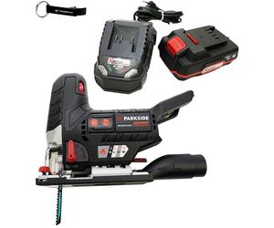 Scie sauteuse sans fil PARKSIDE PERFORMANCE® 20 V PSSPA 20-Li avec batterie (2 Ah) et chargeur (2,4 A)