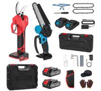Scie sauteuse sans fil - Scie électrique compacte - Modèle E-4 avec kit de batterie - 18 V - 1200 tr/min - 1 batterie - Idéale pour les bricoleurs