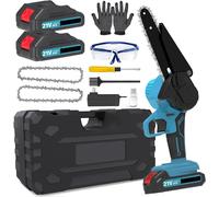 Scie sauteuse sans fil - Scie électrique sans balais - 15 cm - 650 W - 18 V - 2 batteries - Pour bois - Pour bricoleurs