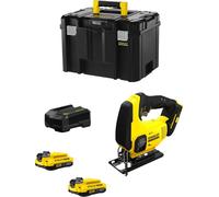 Scie sauteuse STANLEY FatMax SFMCS600D2T (2 x 2,0 Ah + chargeur + TSTAK VI)