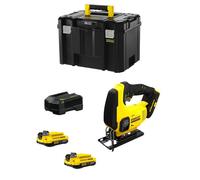 Scie Sauteuse STANLEY FatMax SFMCS600D2T (2 x 2,0 Ah + Chargeur + TSTAK VI)