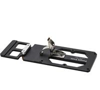 Scie sauteuse, système de guide, butée angulaire - MK-2 Pro - Butée à 90° - Guide pour scie circulaire, arrêt - Métal - Noir