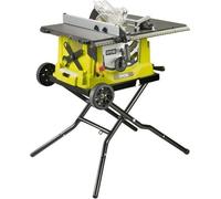 Scie sur table Ryobi RTS1800EF-G, 1800 W, Lame 254 mm 48 dents, Table aluminium + Piètement rétractable
