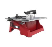 Scie sur table - SKIL - 1350 AA - moteur induction 600 W - disque diamant 180 mm - coupe 35 mm - biseau 0-45°