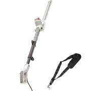 Scie télescopique électrique pour branches avec bandoulière - Mini-tronçonneuse - Lame de 51 cm - Sécateur pour arbres et arbustes
