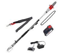 Scie télescopique sans fil IKRA ICPS 2020 | 20 V | Lame OREGON | Hauteur de travail jusqu'à 4 m | Seulement 3,7 kg | Batterie, chargeur et chaîne de rechange inclus