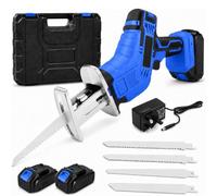 Scie Viande Os Electrique Portable Durable Scie à Os de Boucher Professionnels pour Couper Les Os et Viande Congelée Multifonction Scie Sabre avec 4 Lames de Scie