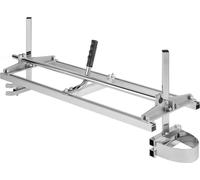 Scierie portable 14"-36" Guide-chaîne en acier galvanisé Sciage de planches 0,2"-11,81" d'épaisseur, scierie à coupe transversale pour le bois d'œuvre destinée aux constructeurs et aux menuisiers, arg