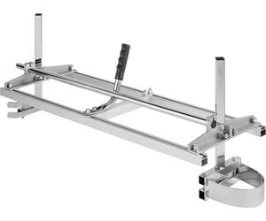 Scierie portable 14"-36" Guide-chaîne en acier galvanisé Sciage de planches 0,2"-11,81" d'épaisseur, scierie à coupe transversale pour le bois d'œuvre destinée aux constructeurs et aux menuisiers, arg
