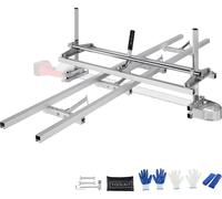 Scierie portable VEVOR 355-914mm Tronçonneuse Max. Epaisseur de coupe 5,08-300 mm Scie à chaîne avec rail de guidage 2745x241x108,4mm Convient à une grande variété de besoins en matière de coupe de bo