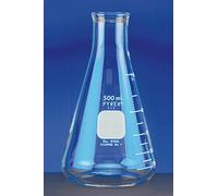 Scilabware 4980-10 Erlenmeyer Gradué en Verre Pyrex, Col Étroit, à Usage Intensif, 50mm Hauteur, 10mL, Lot de 12