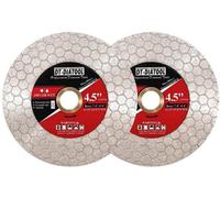 Sciure diamant pour carreaux 4.5 pouces - Disque de coupe de remplacement pour broyage Haakse - 2-Pack