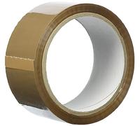 Scley 3 pièces de ruban adhésif, largeur 45mm, longueur 66m, PP, marron, emballage, A0340-020366