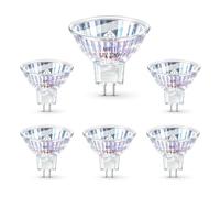 SCNNC MR11 Ampoule Halogene 12V 10W GU4 Dimmable 120LM Blanc Chaud 2700K | Spot Halogene GU4 pour Arbre de Noël, Armoires, Éclairage Paysager, pack de 6