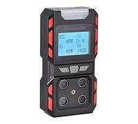 Scondaor Mise à niveau Nouveau Modèle Détecteurs Multi-Gaz Portables à Commande Vocale, Moniteur Portable de Qualité de l'Air 4 Gaz avec Grand Écran LCD Numérique, Alimenté par Batterie Lithium