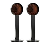 Scoop À Grains De Café 2-en-1 Tamper et Cuillère à Espresso Noir Mat