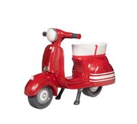 Scooter porte plante rouge