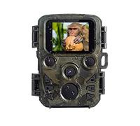 scosao Mini Caméra de Chasse 20MP 4K Wildlife Camera Gibier Étanche IP66 avec Capteurs PIR 60° et 20m/65ft Vision Nocturne Infrarouge Invisible, Camera de Surveillance 2” LCD et Déclencheur 0,2s