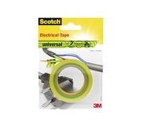 3M Scotch ruban isolant universel 4401YG, 15 mm x 10 m, jaune, vert x6 morceau