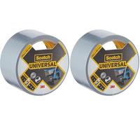 Scotch 2904 Ruban adhésif universel Argenté 10 m x 48 mm (Lot de 2)