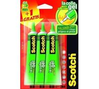 Scotch 3345CP33 Pack de 3 Tubes de colle gel universelle