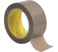 Scotch 3739B506 Ruban Adhésif de Fermeture de Caisse Carton 50 mm x 66 m Chocolat-Pack de 6