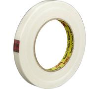 3M Ruban adhésif filamentaire 8981 transparent 25 mm x 50 m 0,168 mm – 2 pièces