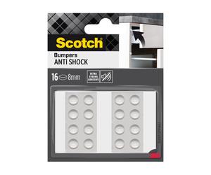 Scotch® Amortisseurs ronds adhésifs translucides - Ø 8 mm