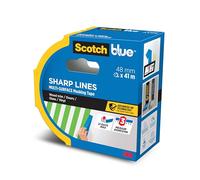 Scotch Blue Sharp Lines Ruban de masquage 48 mm x 41 m, 1 rouleau/paquet, PEFC Controlled Sources SGSCH-PEFC-COC-110078