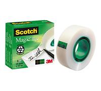 Scotch Brand 55851 Lot de 12 rouleaux de ruban adhésif, invisible, permanent, 19 mm x 33 m