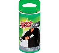 Scotch-Brite Brosse Adhésive 836rp -30 Rouleau de rechange pour vêtements, noir/blanc, 30 feuilles, pack de 4 (4 x 1 pièce)
