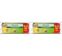 Scotch Brite Classic Éponge Vaisselle Grattante, 6 + 2 Gratuites par lot - Élimine la Graisse et Idéal pour Essuyer Les Éclaboussures (Lot de 2)