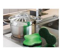 Scotch-Brite Éponge à récurer Classic Comfort, confort extra forte longue durée, vert, lot de 2