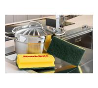 Scotch-Brite Éponge de nettoyage Classic XXL vert/jaune – Lot de 4